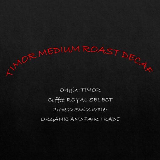 DECAF SWP Medium TIMOR GROUND One Pot Bag 2.5oz